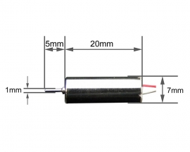 10pcs DK02 DC Micro 720 Motor 3.7V 55000rpm 2.8A Electric Motor Science Experiment for Toy 4WD